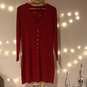 Women’s Size XL Hilliard&Hanson Red Sweater-dress